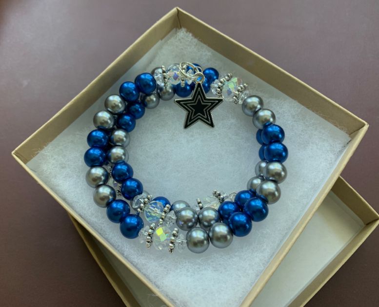 Handcrafted rosary bracelet